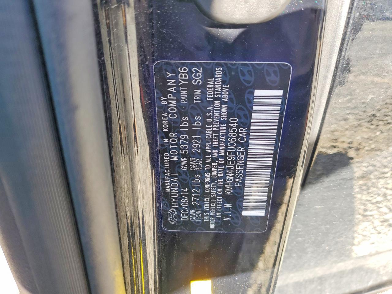Hyundai Genesis 3.8l