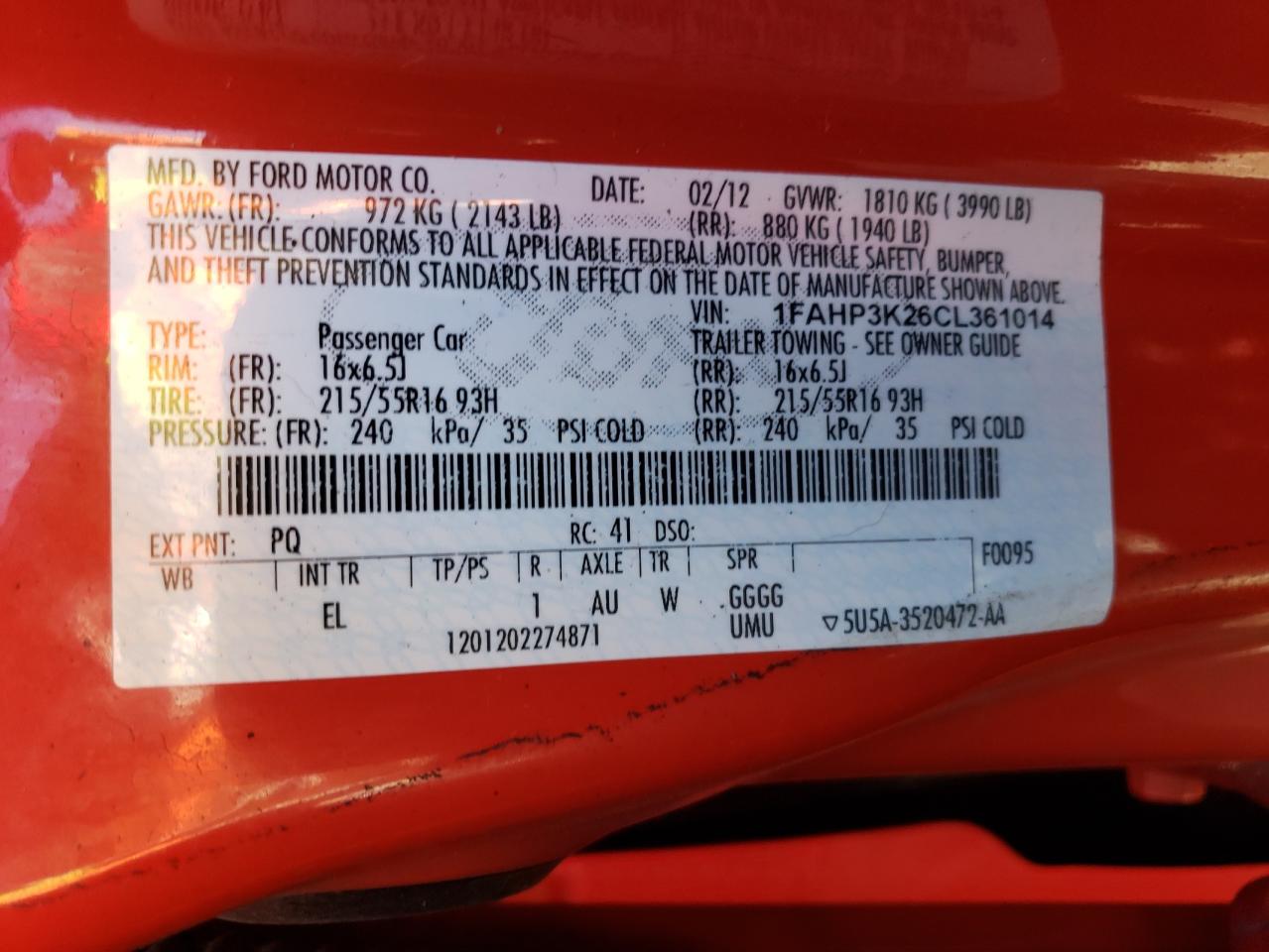 Ford Focus Se