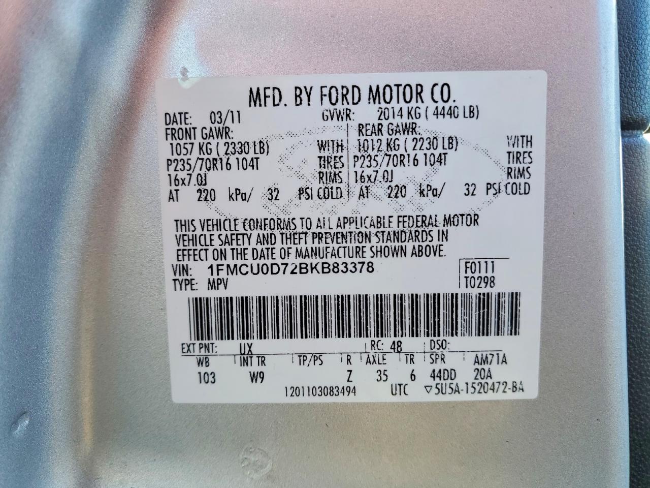 Ford Escape Xlt