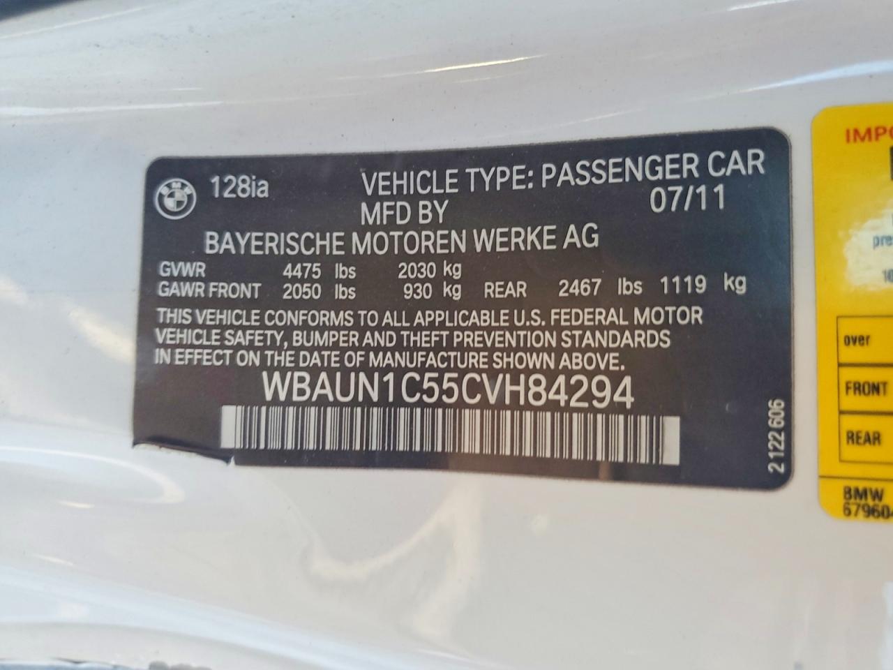 BMW 1 Series I