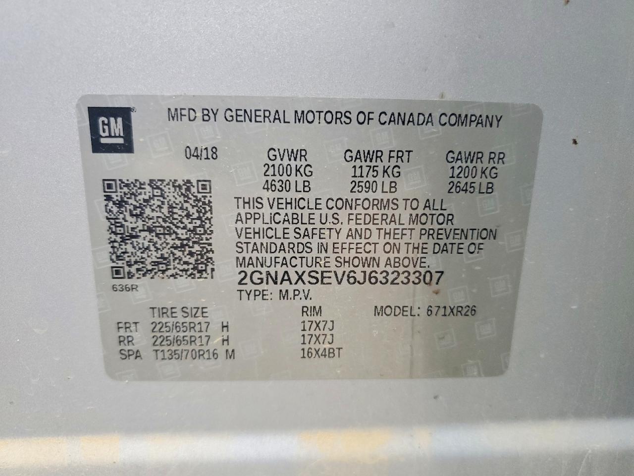 Chevrolet Equinox Lt