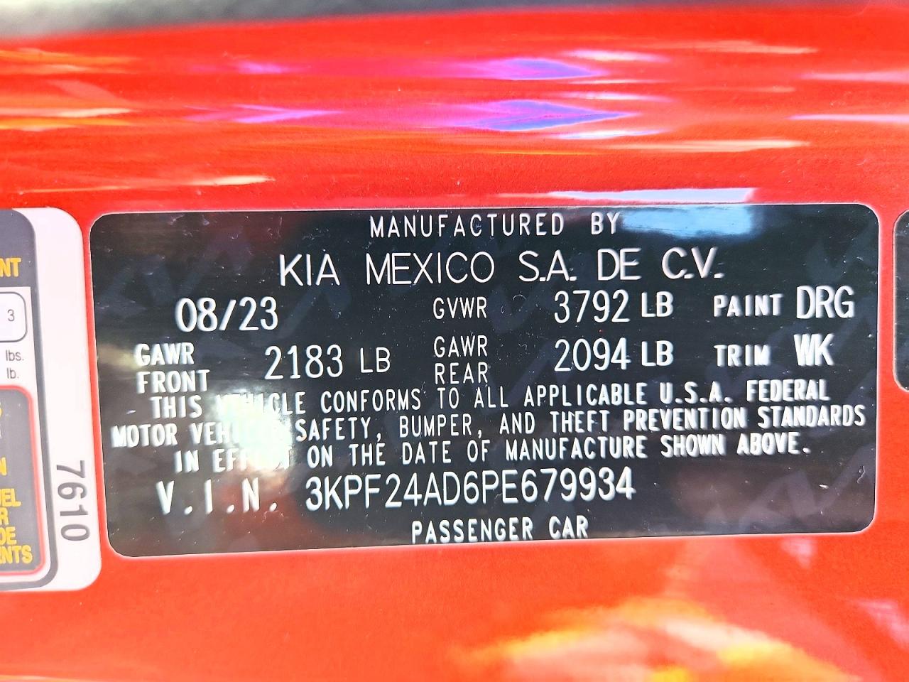 Kia Forte Lxs