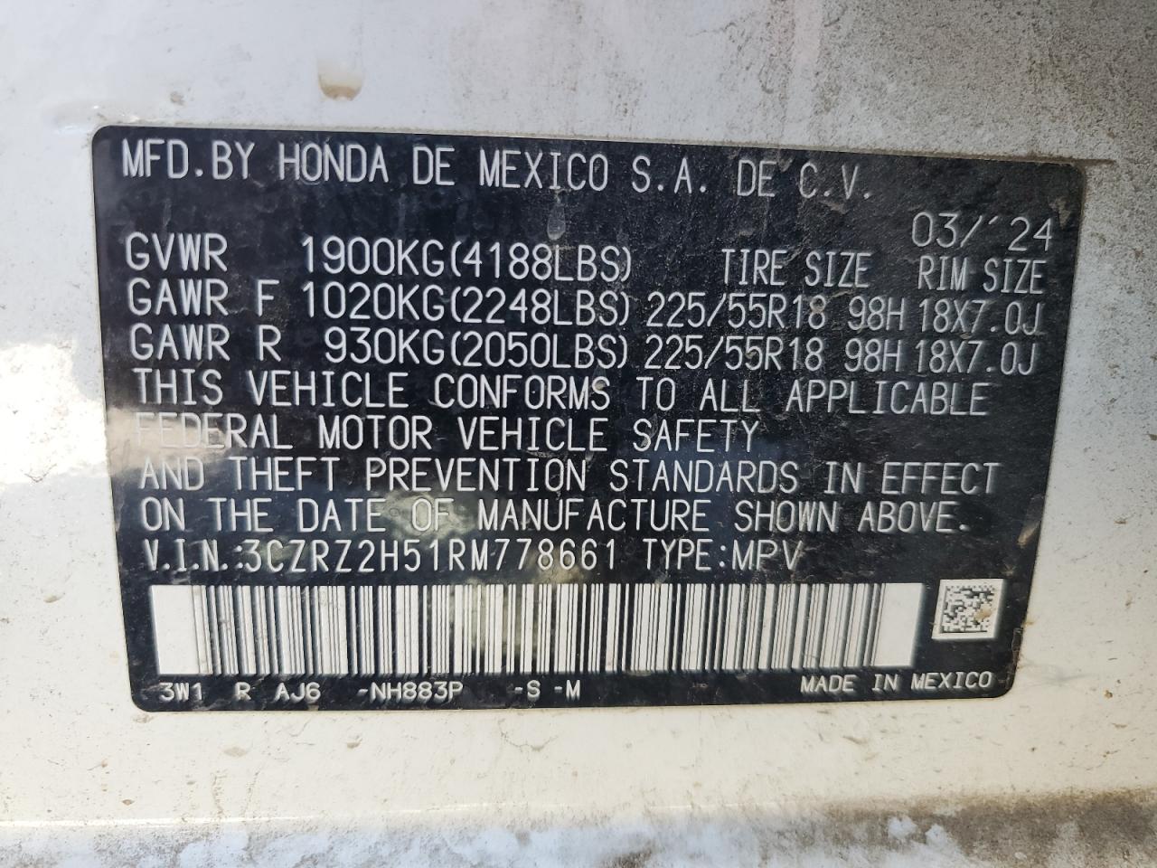 Honda HR-V Sport