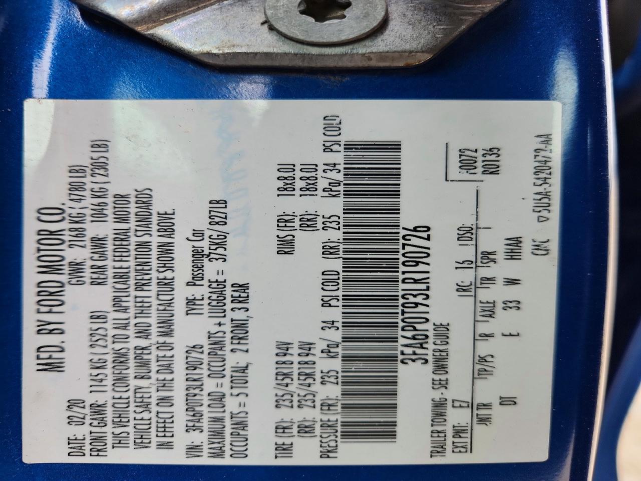 Ford Fusion Se