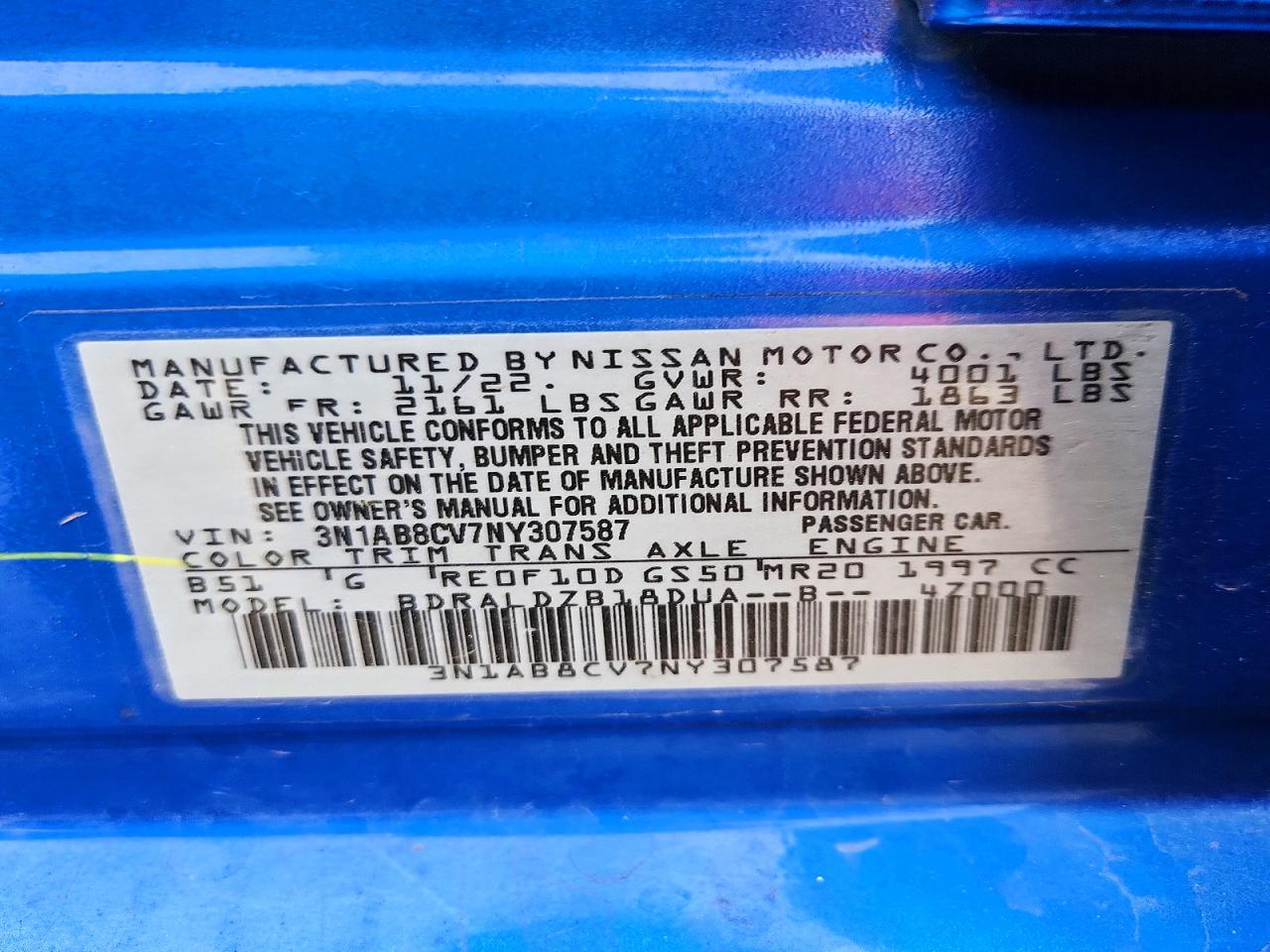 Nissan Sentra Sv