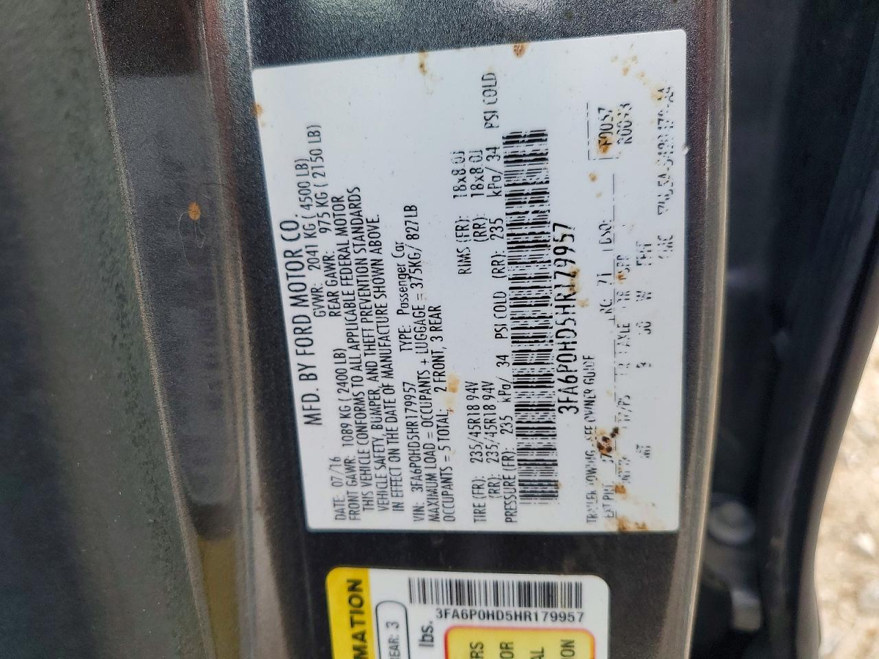 Ford Fusion Se