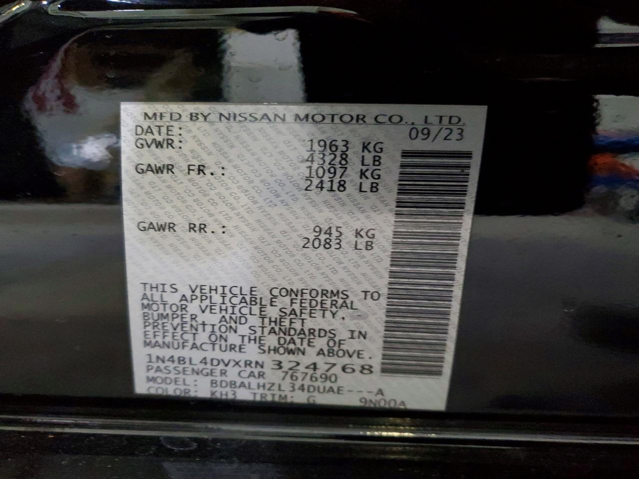 Nissan Altima Sv