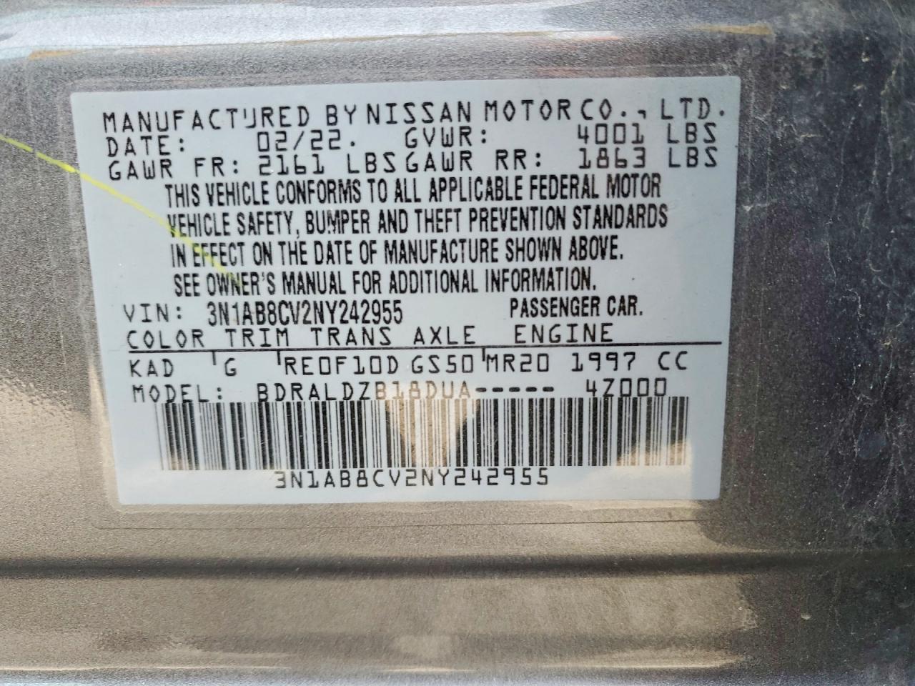 Nissan Sentra Sv