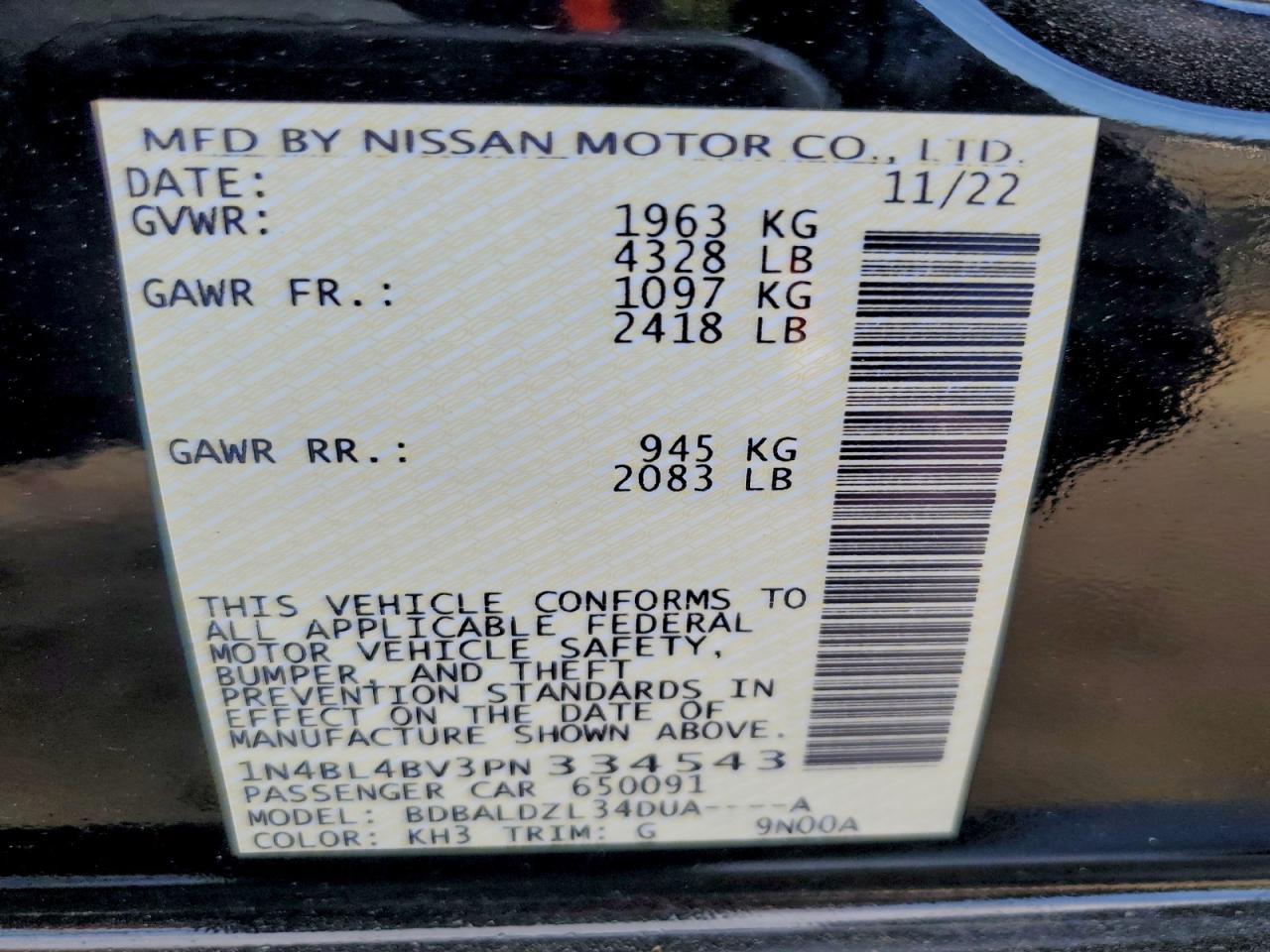 Nissan Altima S
