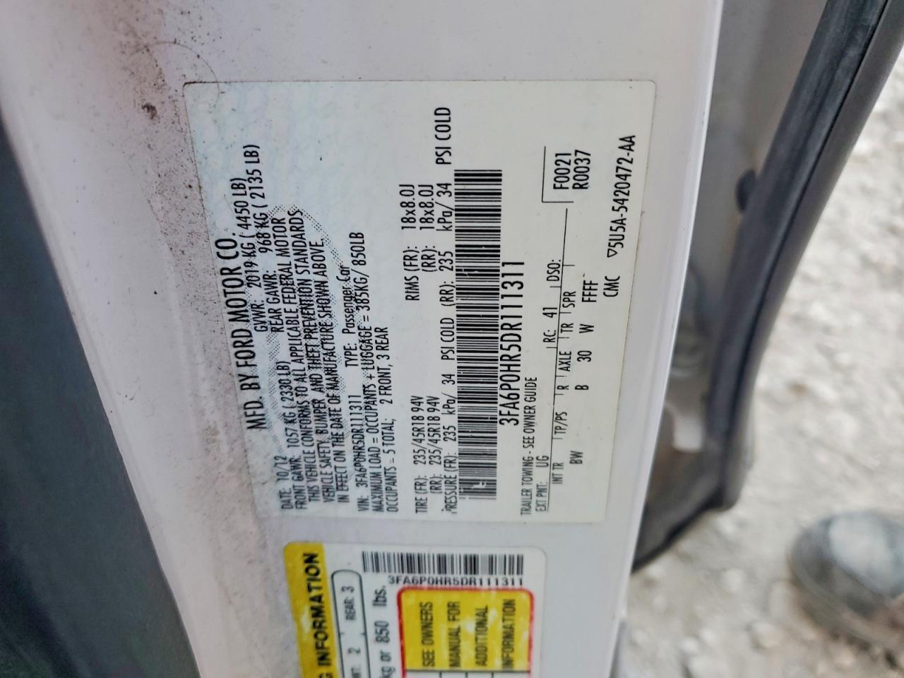 Ford Fusion Se