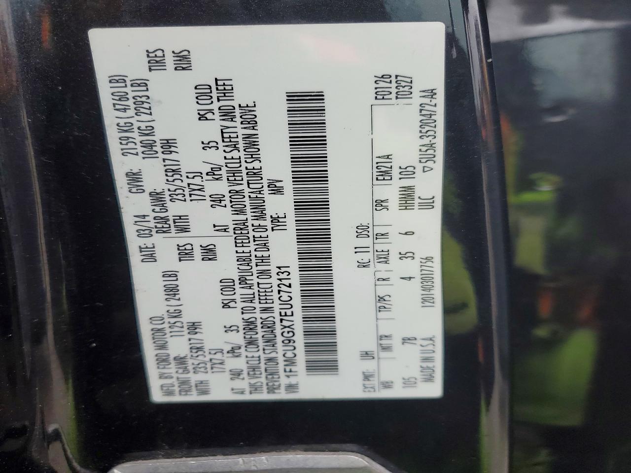 Ford Escape Se