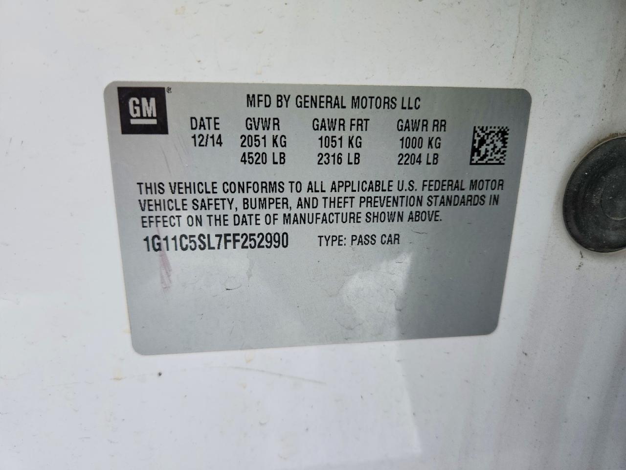 Chevrolet Malibu 1lt