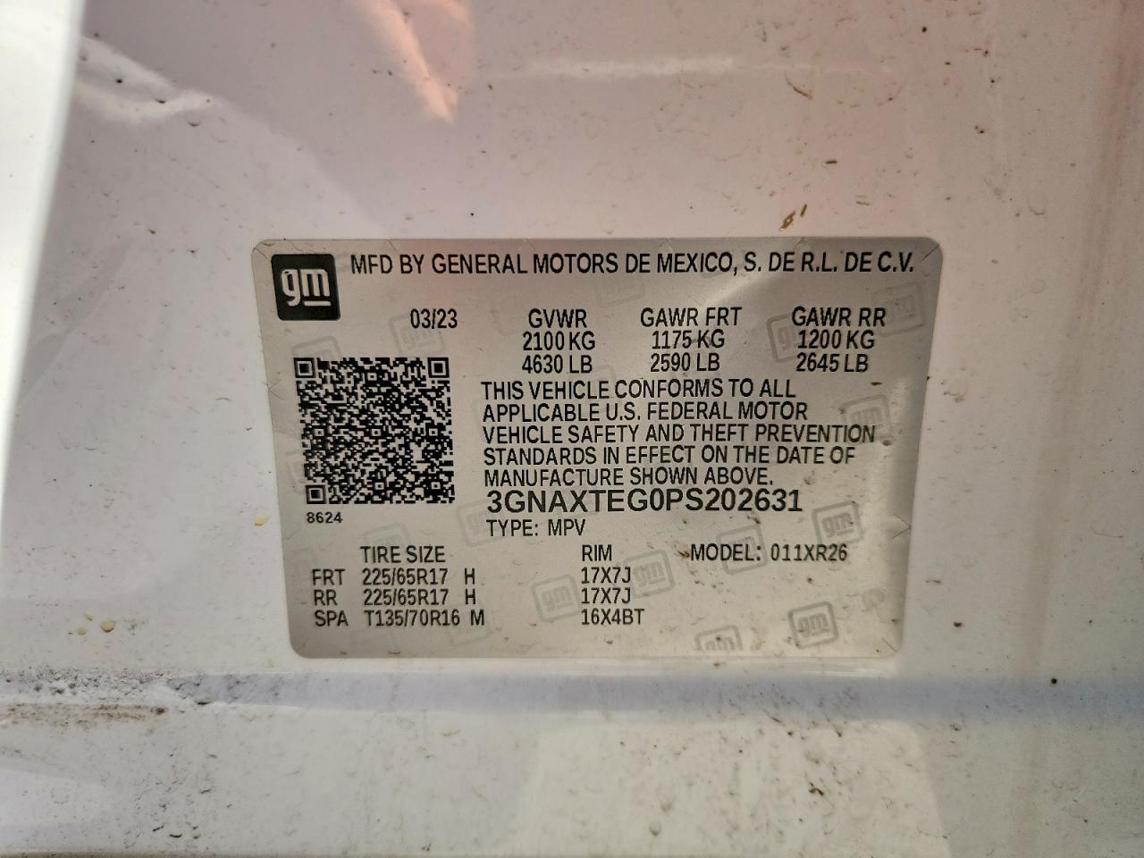 Chevrolet Equinox Lt