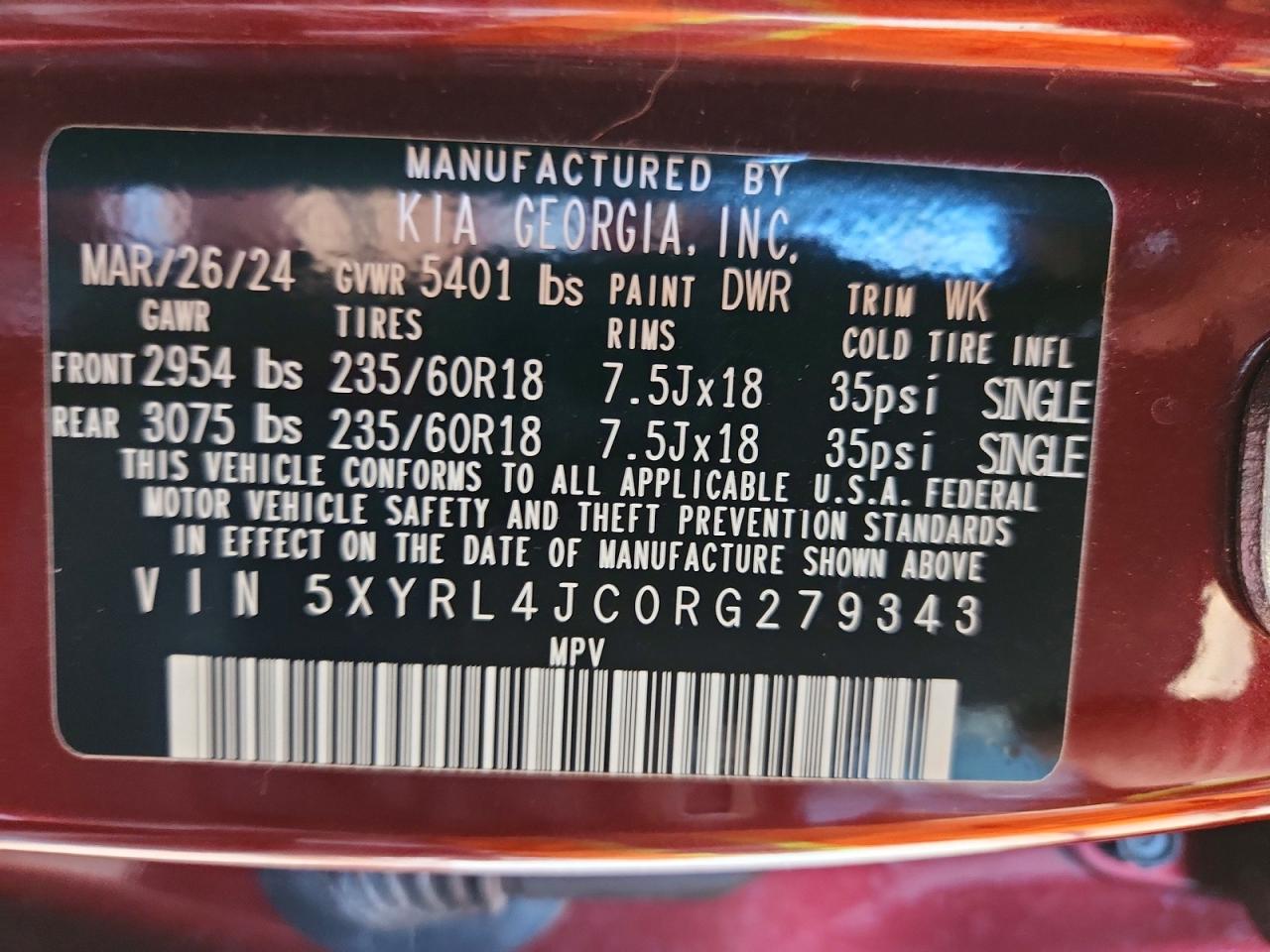Kia Sorento S