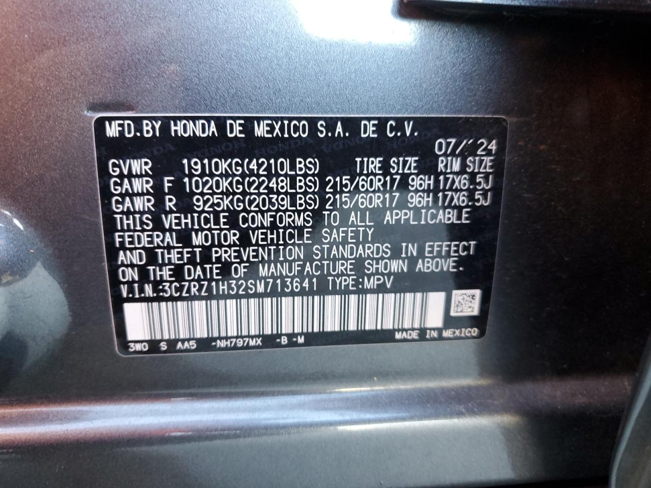 Honda HR-V Lx