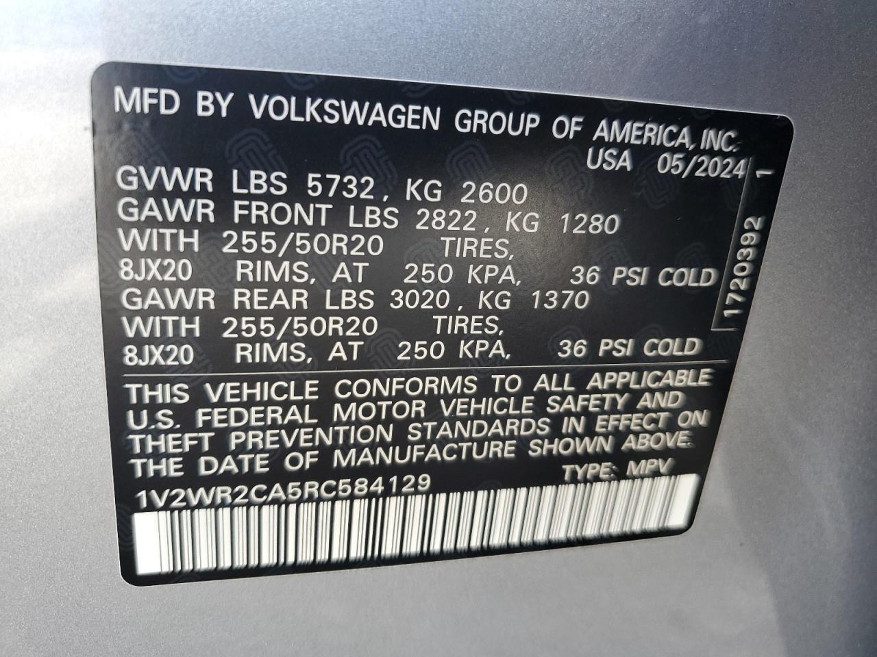 Volkswagen Atlas Se