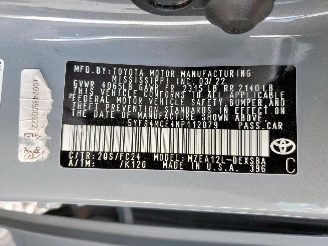 Toyota Corolla Se