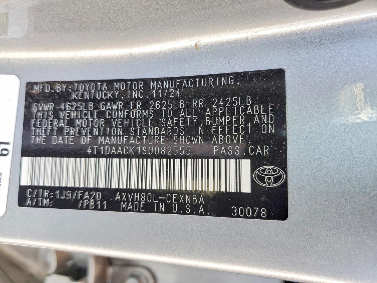 Toyota Camry Le