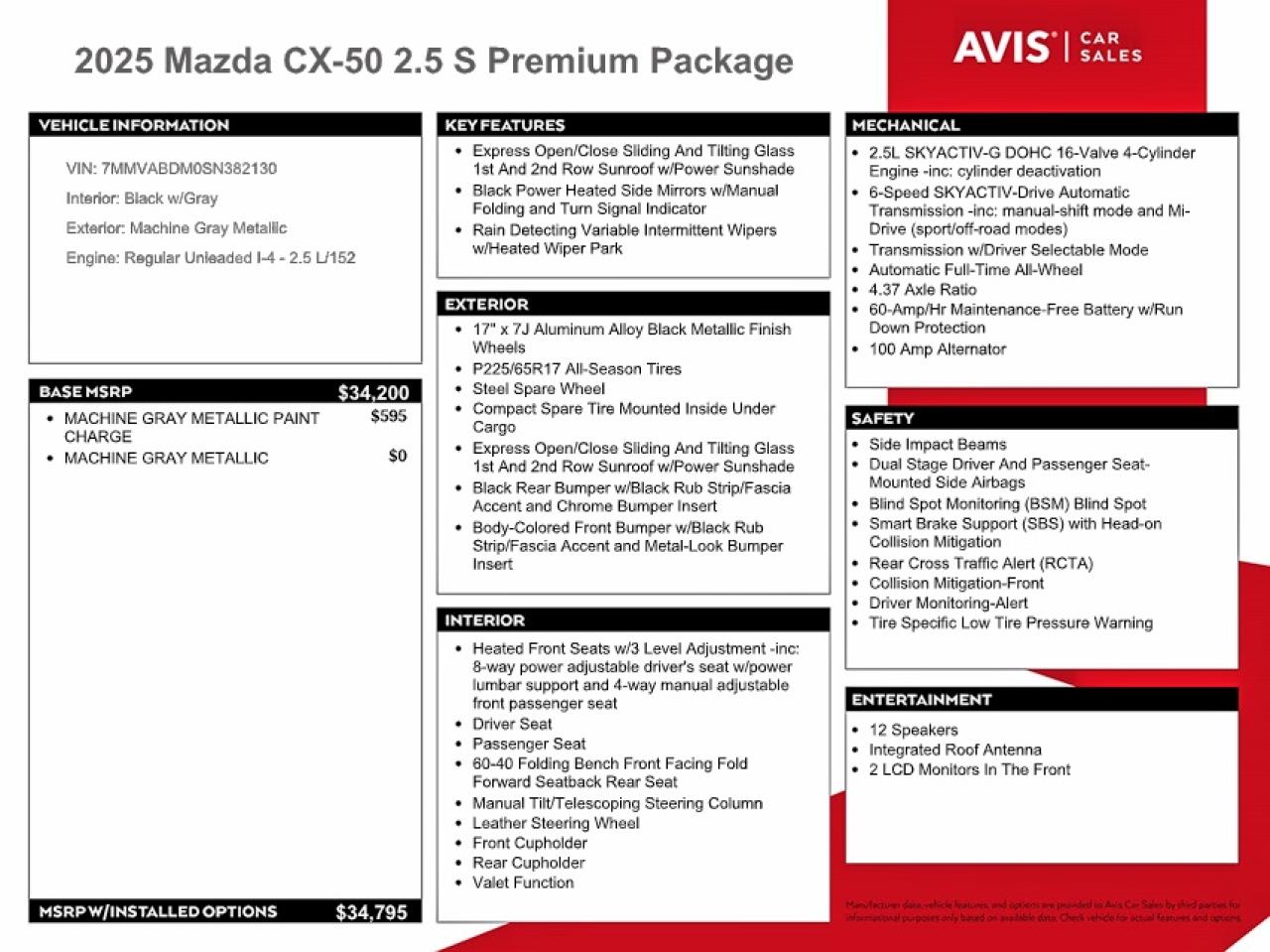 Mazda Cx Premium