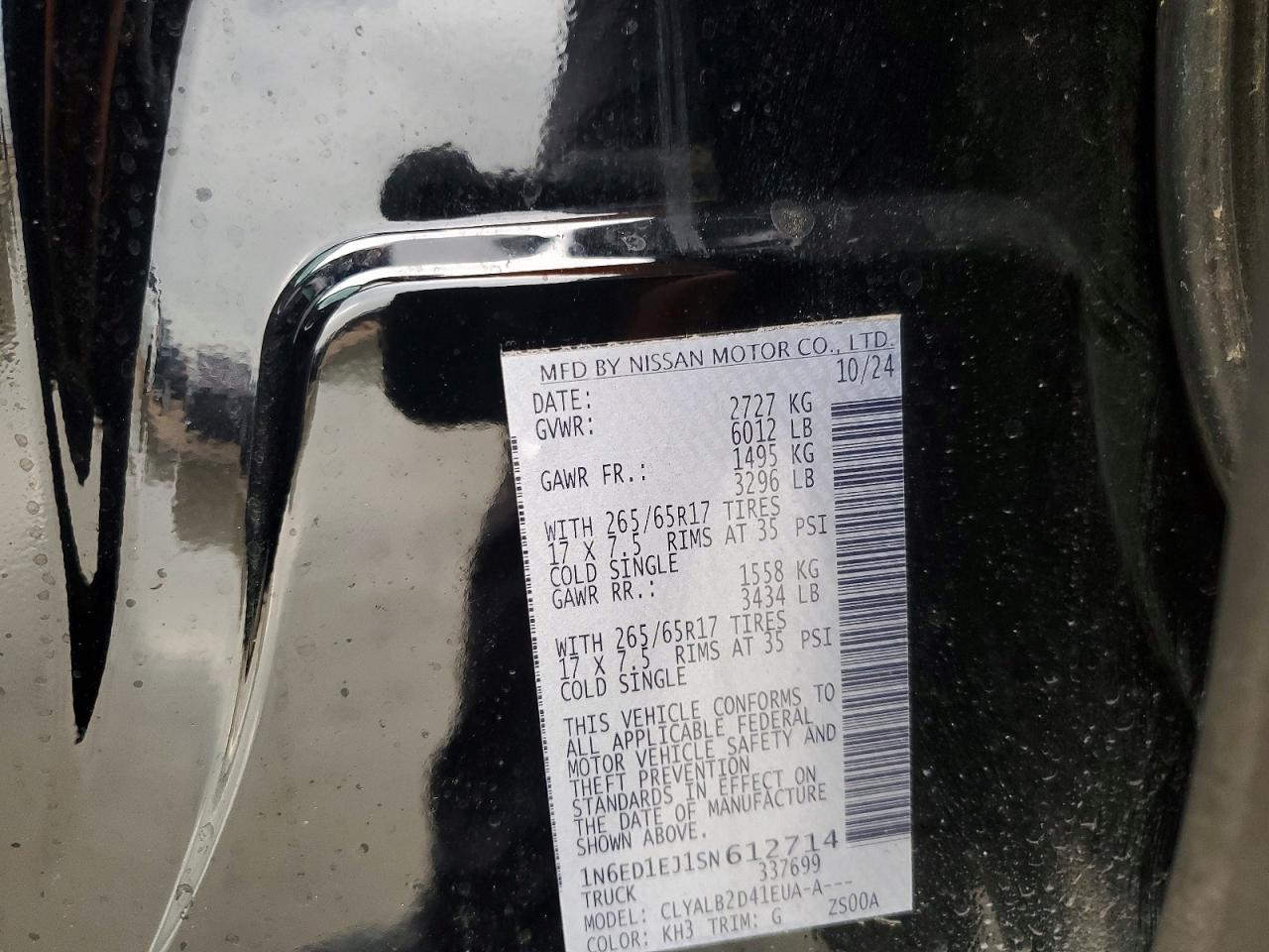 Nissan Frontier Sv