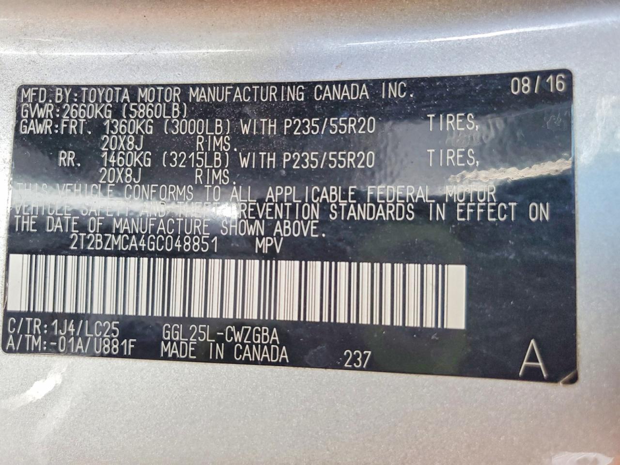 Lexus RX 350 Base