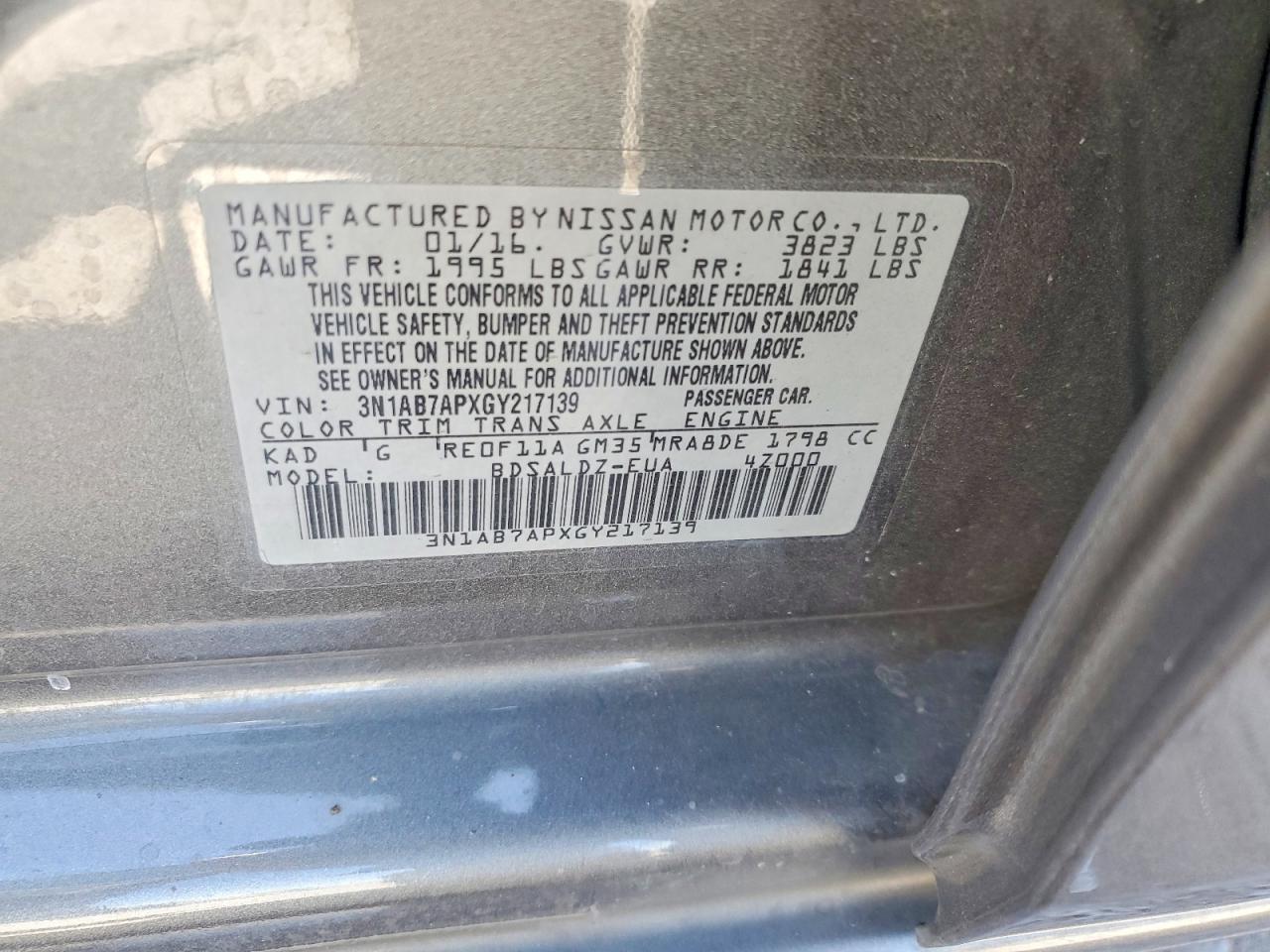 Nissan Sentra Sv