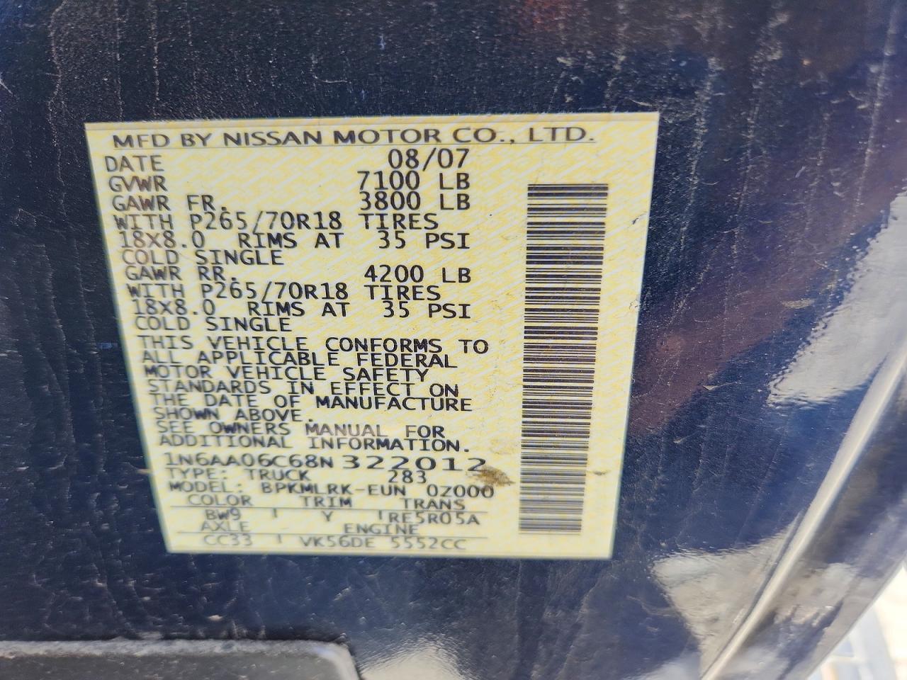 Nissan Titan Xe