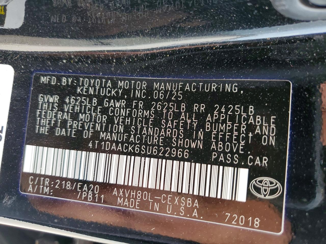 Toyota Camry Se
