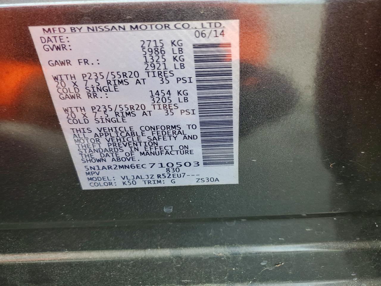 Nissan Pathfinder Platinum
