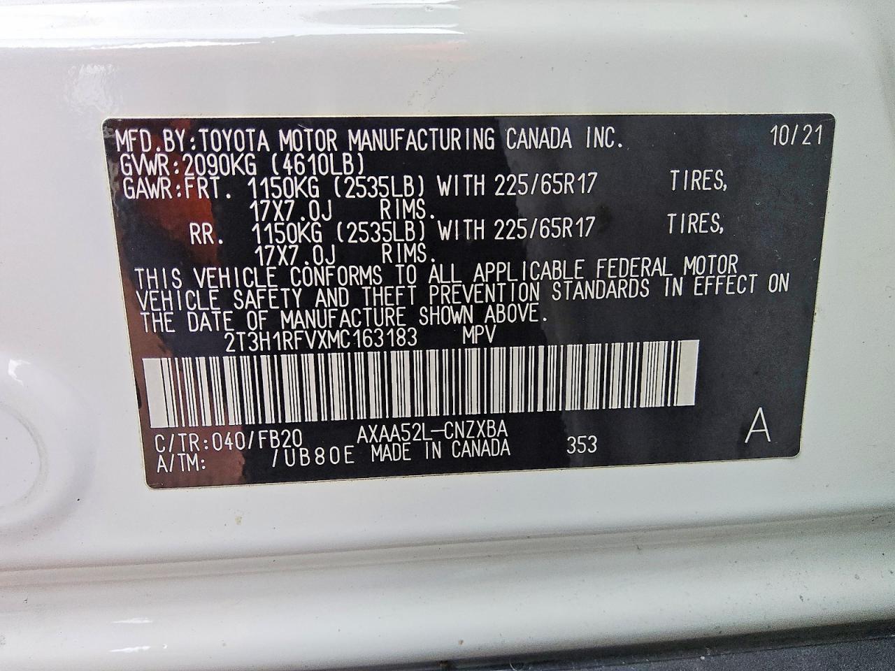 Toyota RAV4 Le