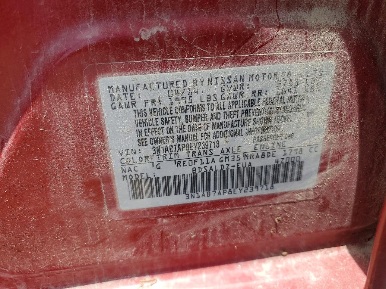 Nissan Sentra Sv