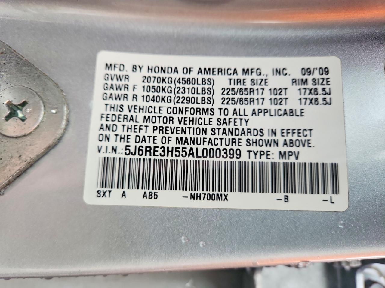 Honda Crv Ex