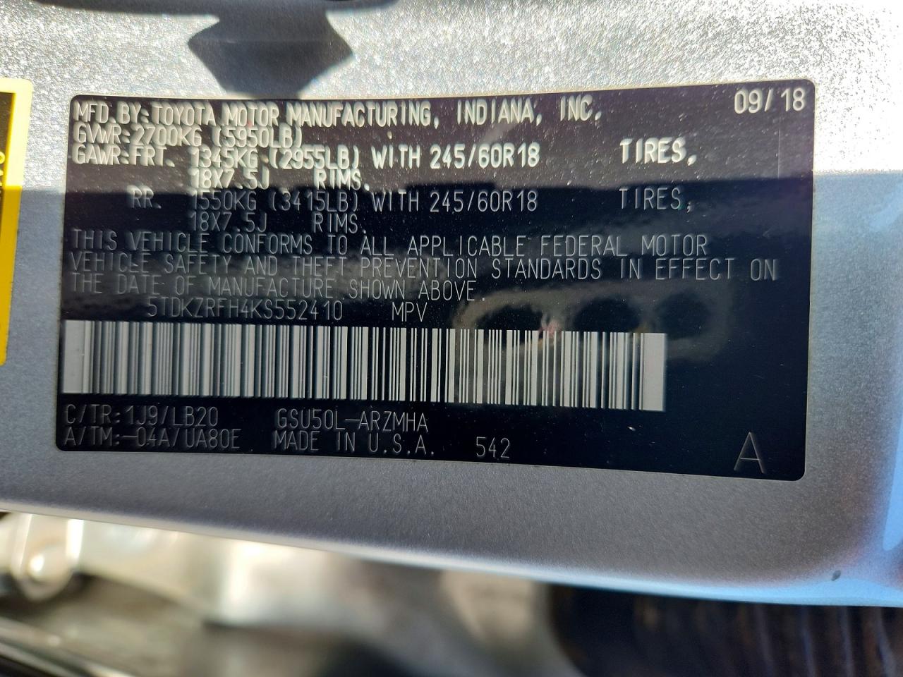 Toyota Highlander Xle