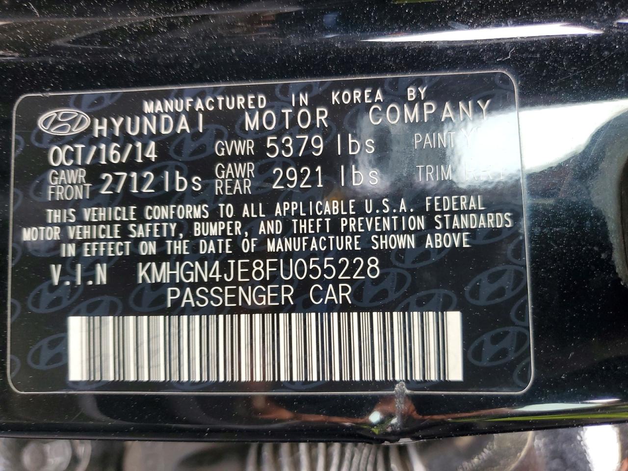 Hyundai Genesis 3.8l