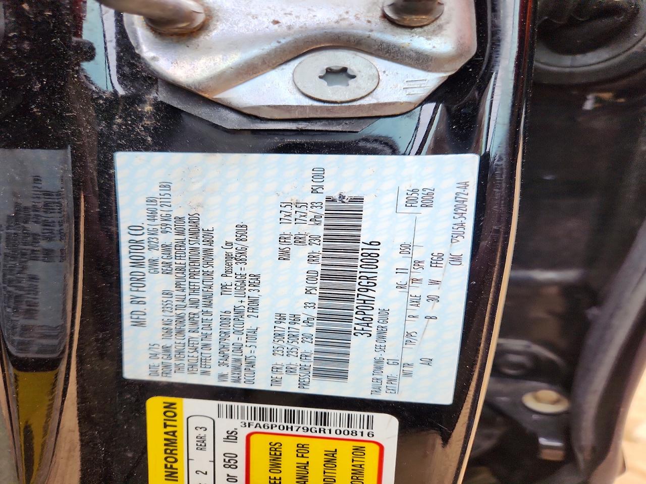 Ford Fusion Se