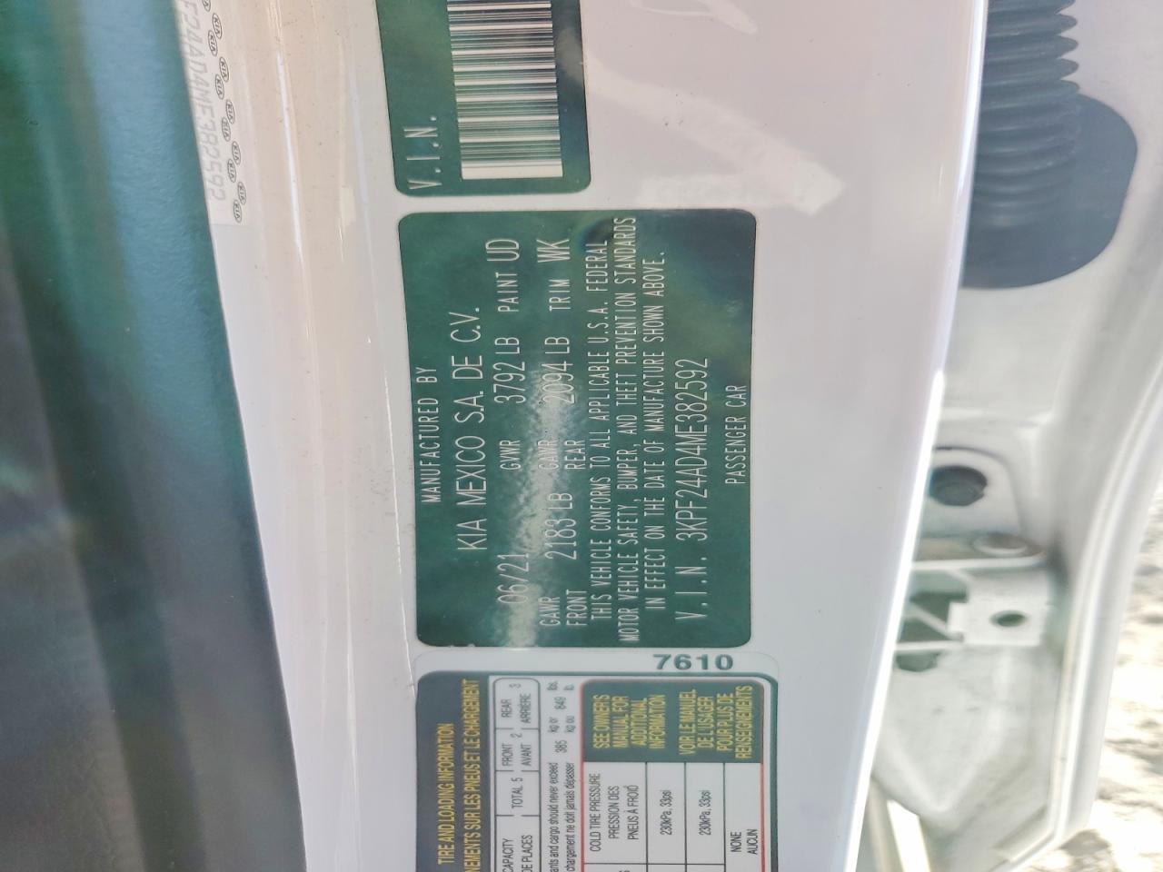Kia Forte Lxs