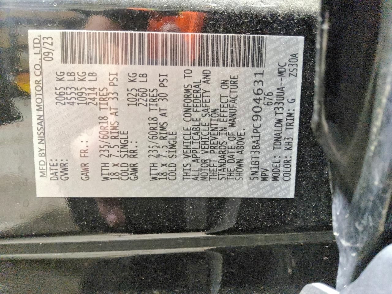 Nissan Rogue Sv