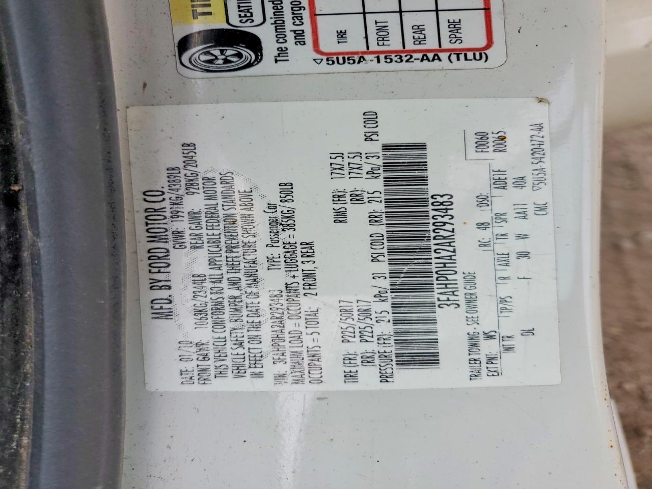 Ford Fusion Se