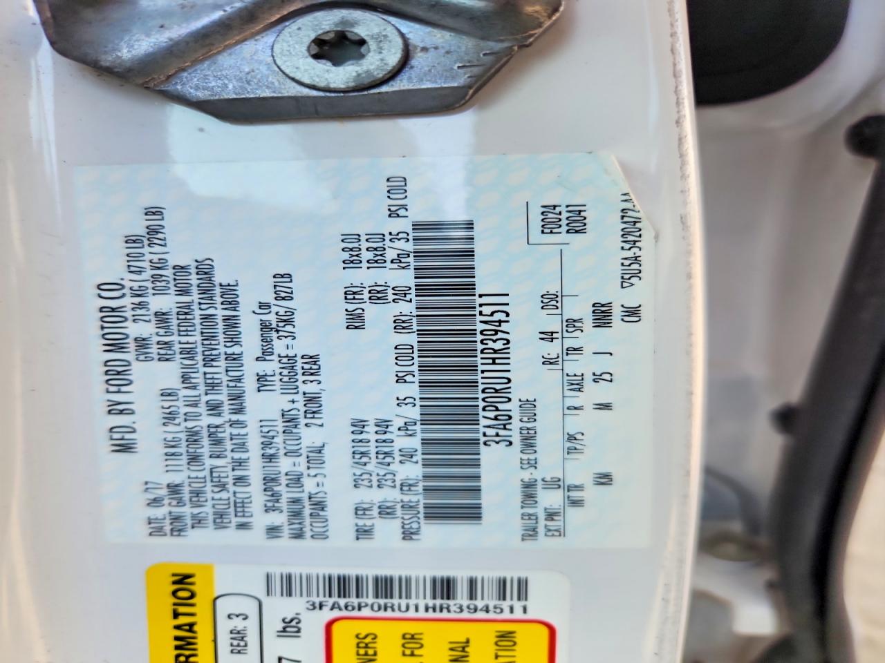 Ford Fusion Titanium Hev