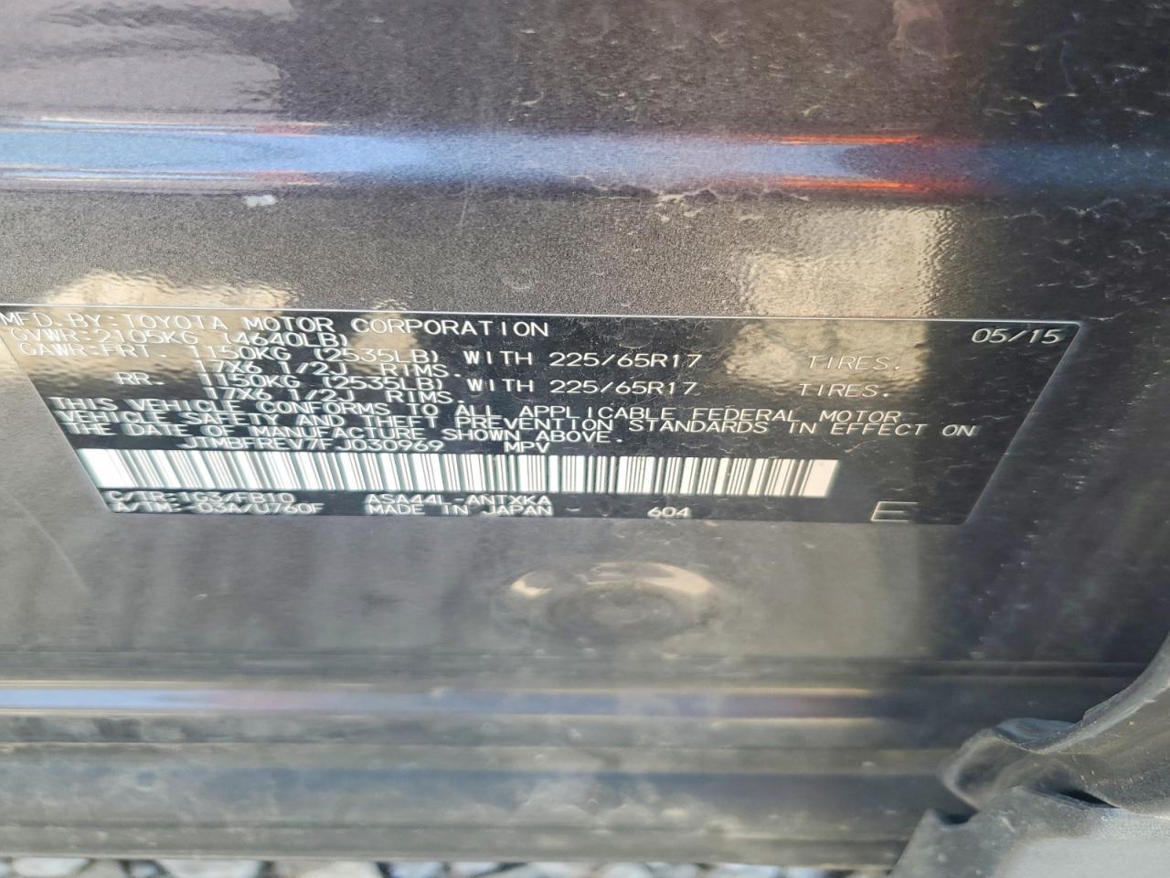 Toyota RAV4 Le