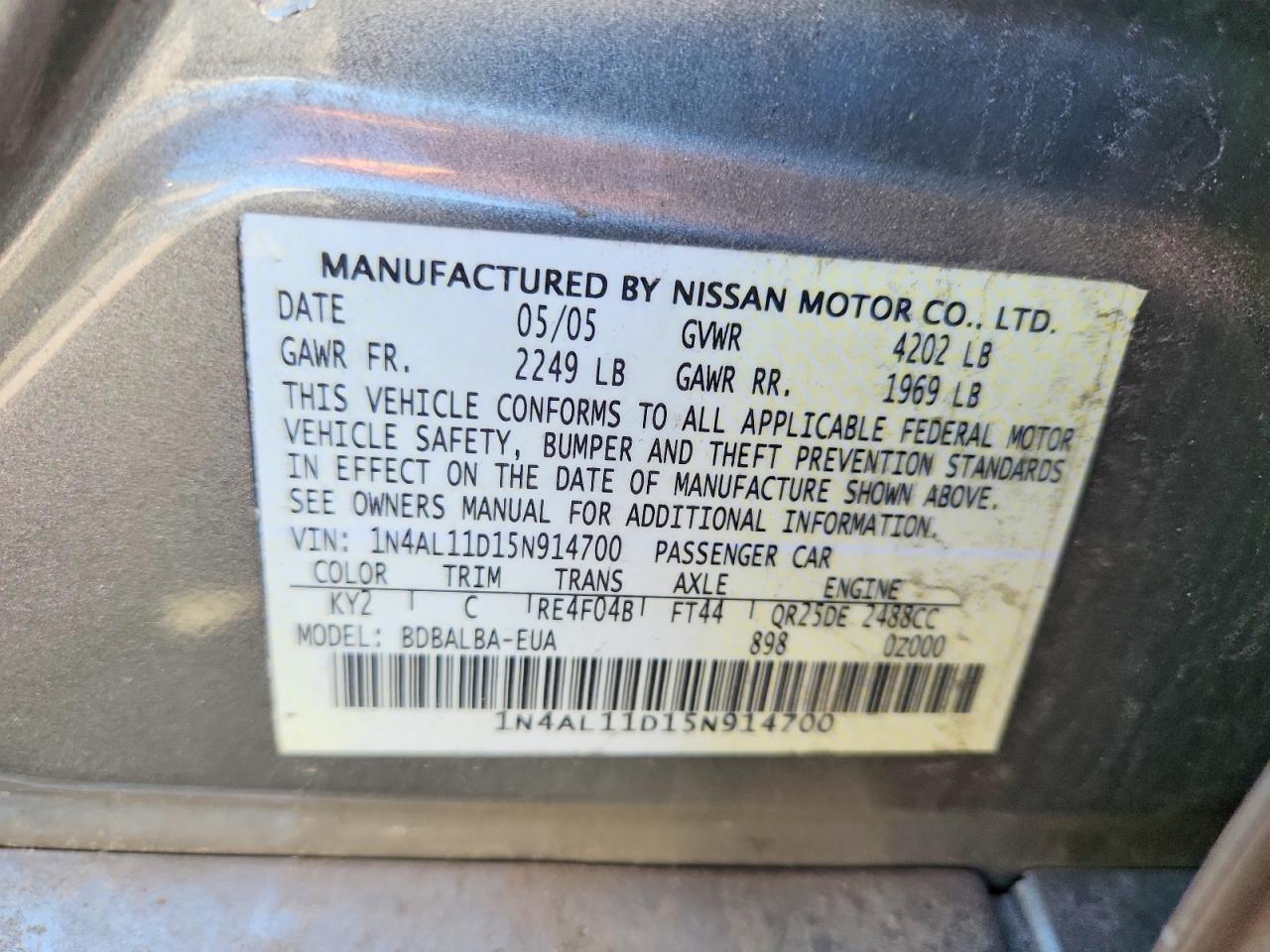 Nissan Altima 2.5