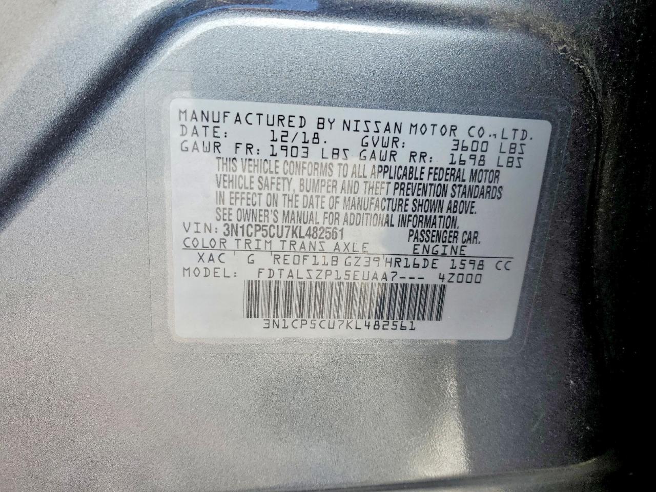 Nissan Kicks Sv