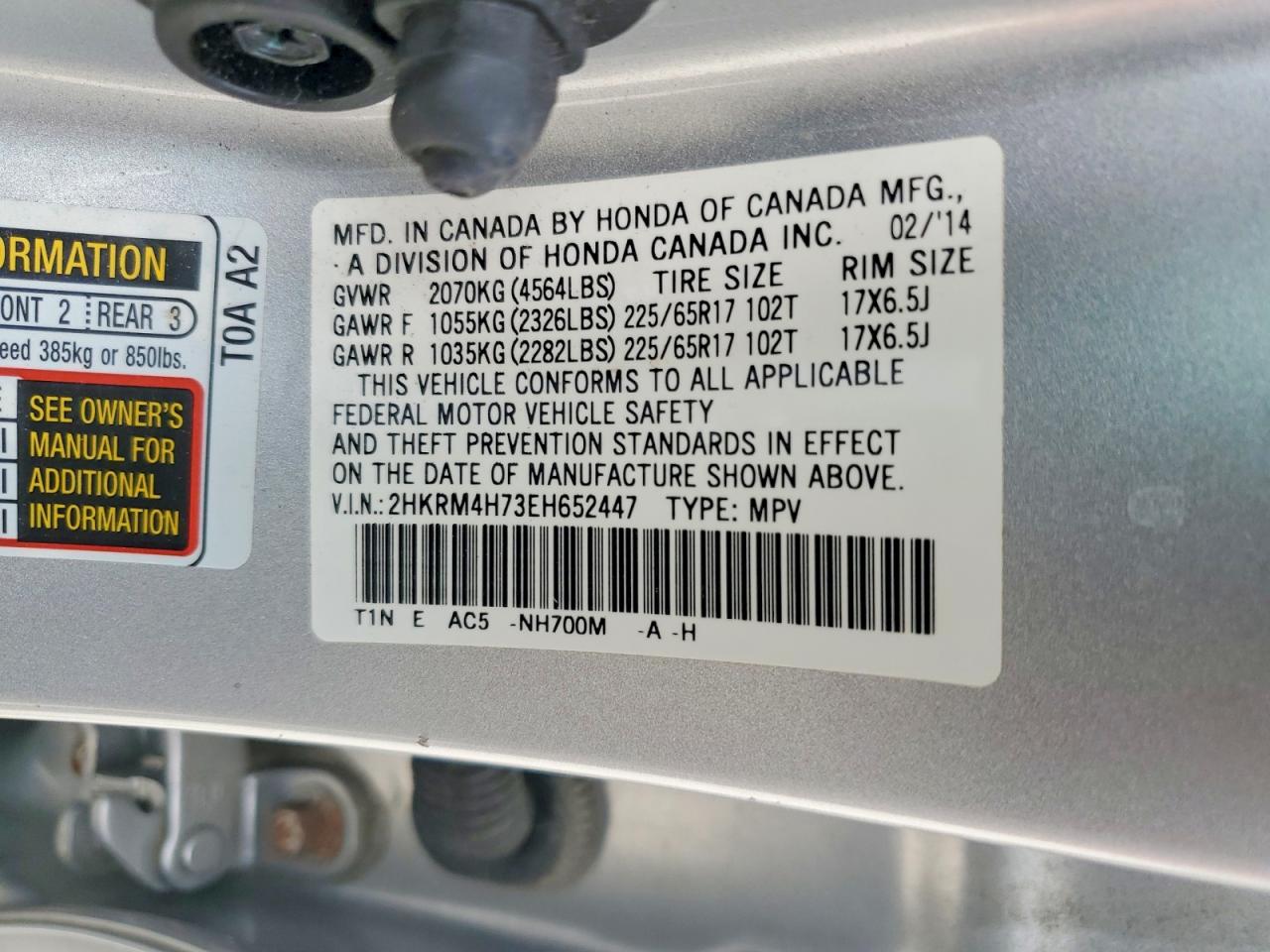 Honda Crv Exl