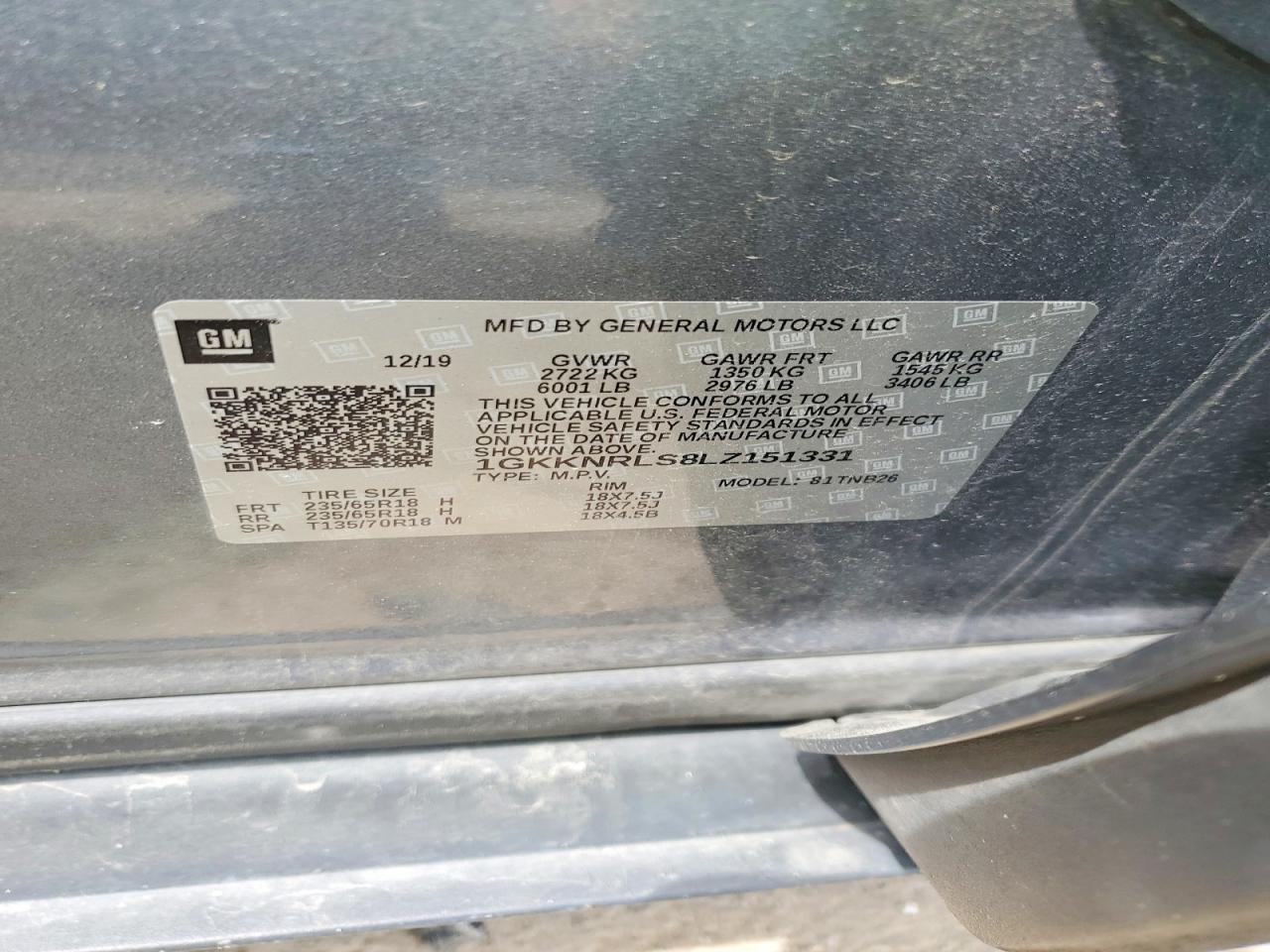 GMC Acadia Sle