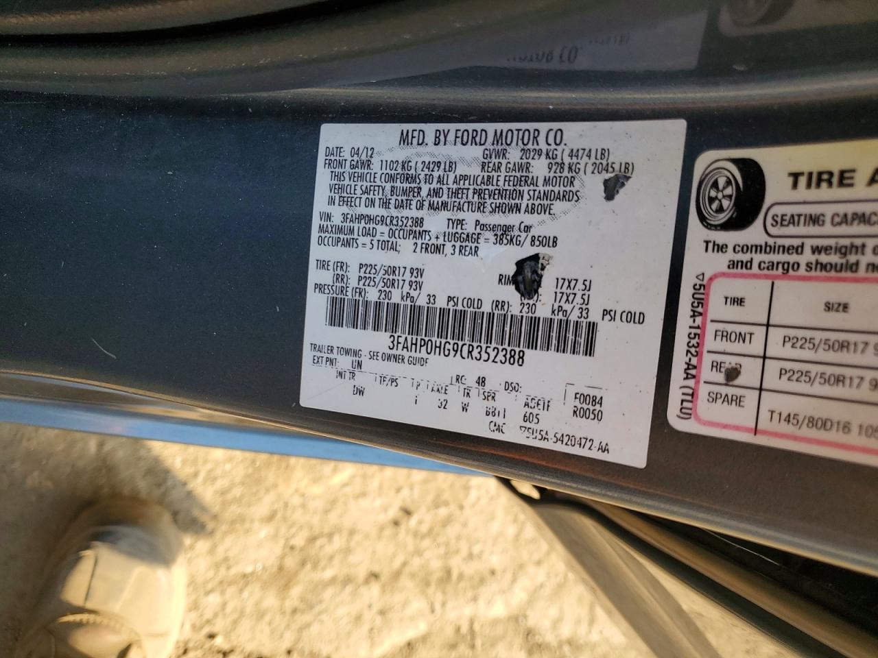Ford Fusion Se