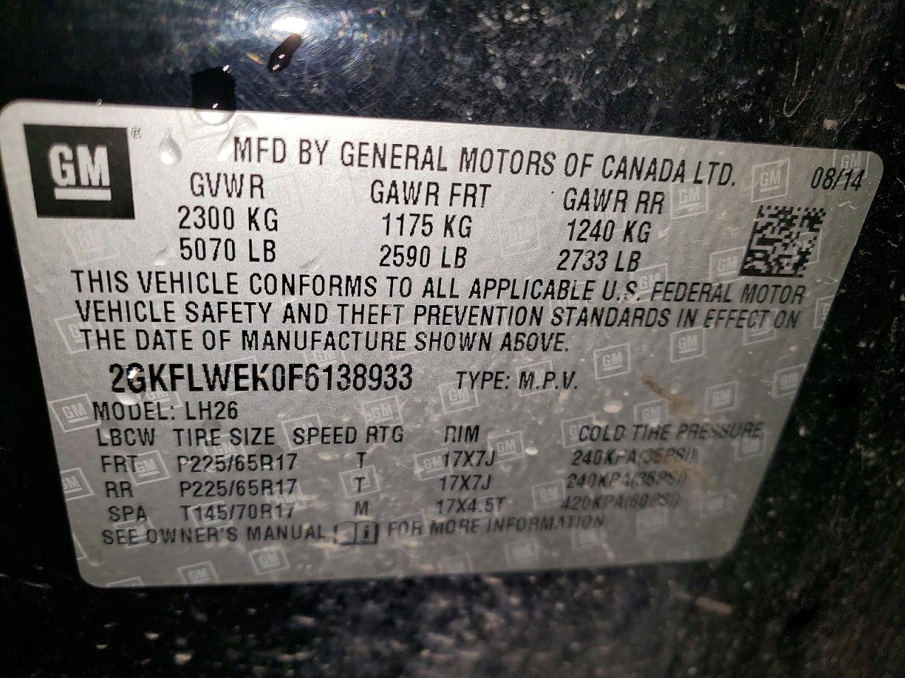 GMC Terrain Sle