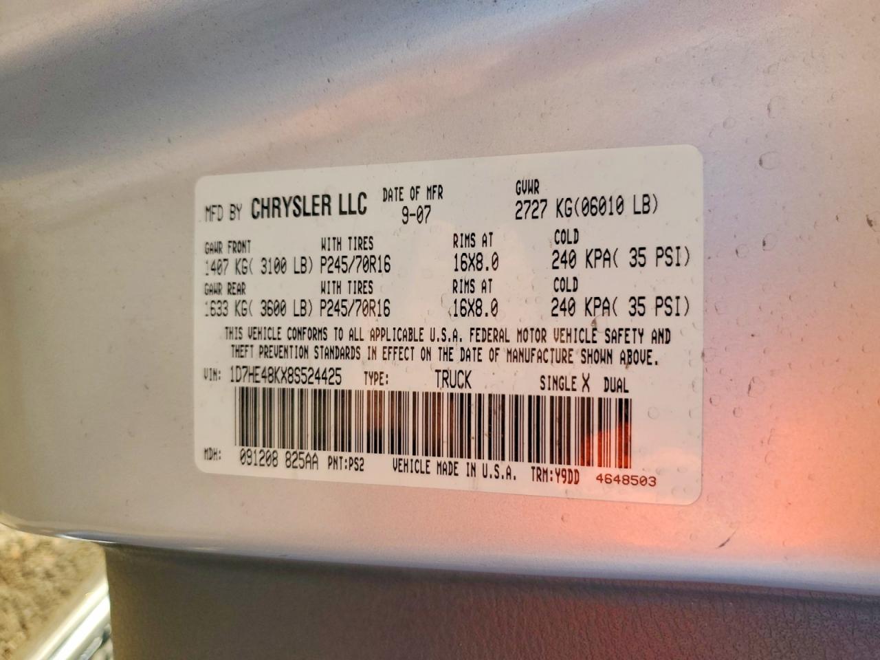 Dodge Dakota Quad Slt
