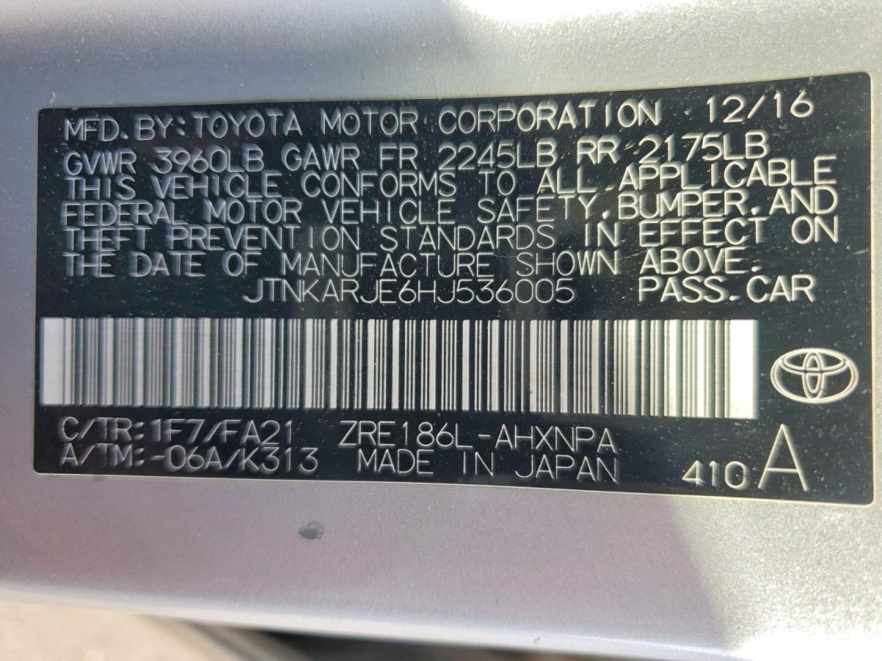 Toyota Corolla Base