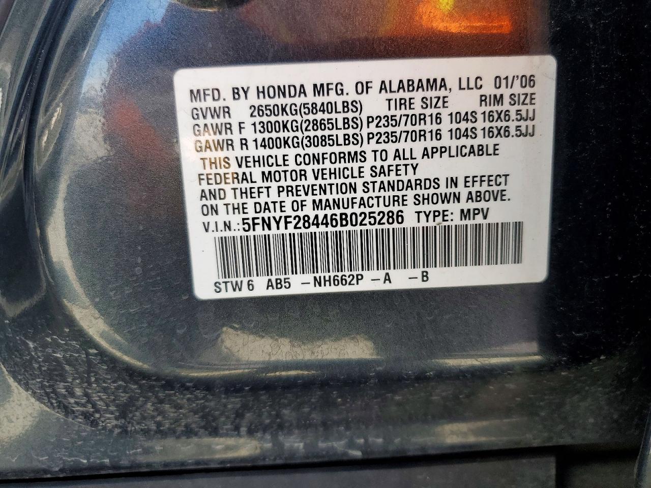 Honda Pilot Ex