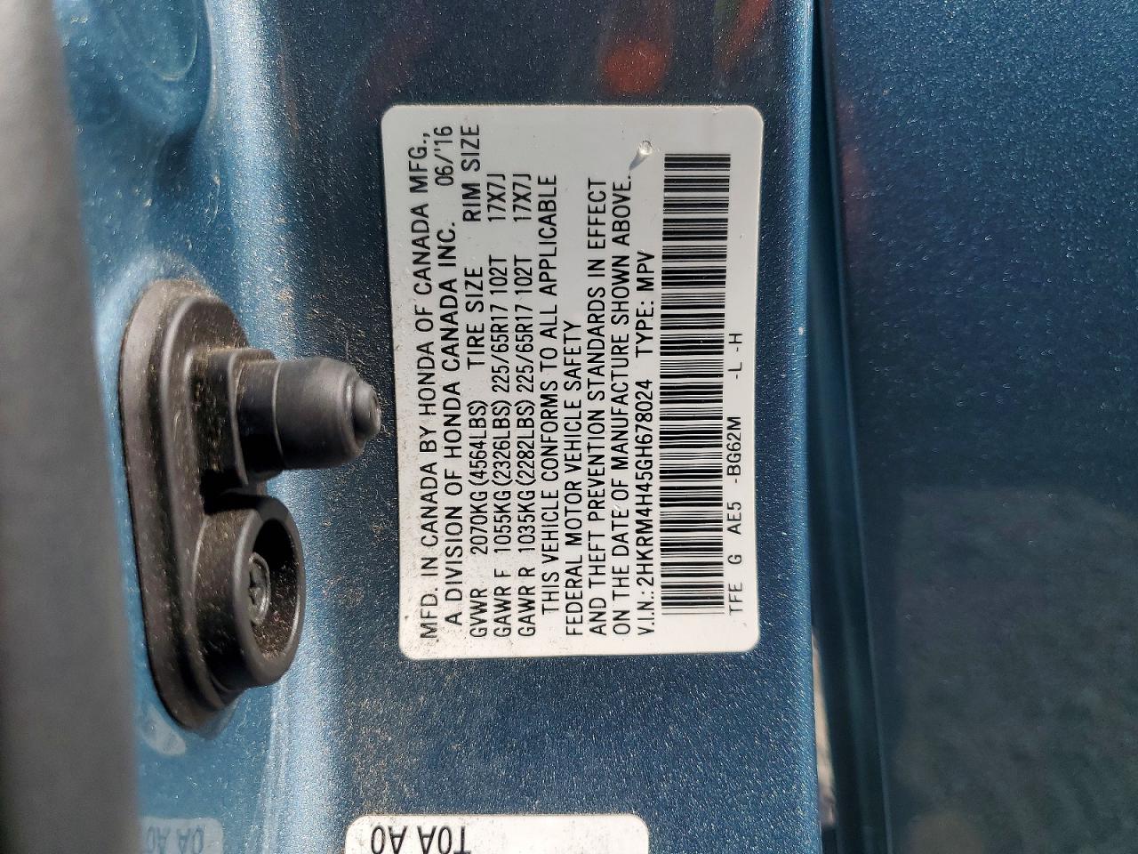 Honda Crv Se